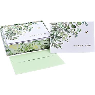 Peter Pauper Press Eucalyptus Thank You Note Cards