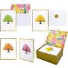 Peter Pauper Press Watercolor Trees Premium Note Cards