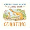 Sam Mcbratney Guess How Much I Love You: Counting
