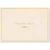 Peter Pauper Press Gold And Cream Thank You Notes