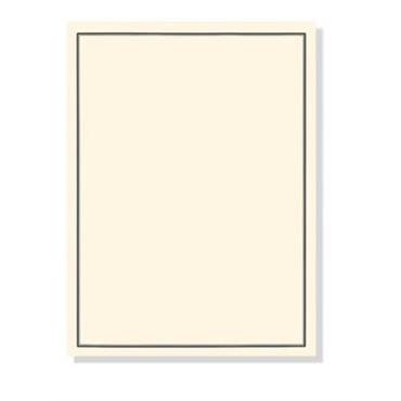 Peter Pauper Press Black And Cream Stationary