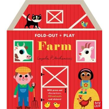 Ingela P Arrhenius Fold-Out And Play: Farm