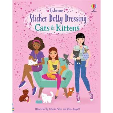 Lucy Bowman Sticker Dolly Dressing Cats And Kittens
