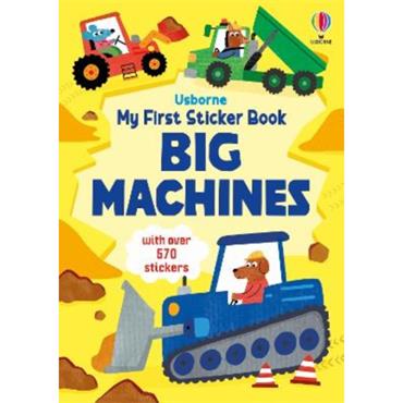 Jane Bingham My First Sticker Book Big Machines