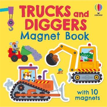 Kristie Pickersgill Trucks And Diggers Magnet Book