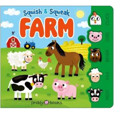 Priddy Books Squish & Squeak Farm