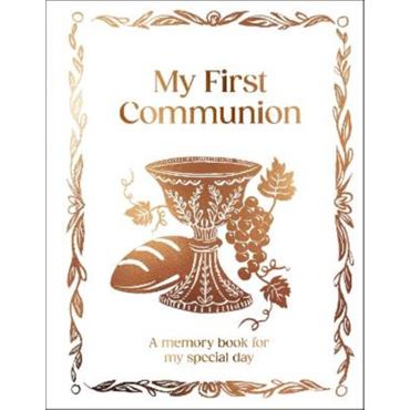 Dk My First Communion: A5 Hardcover Communion Gift with Journal Pages, Prayers & Photo Pages