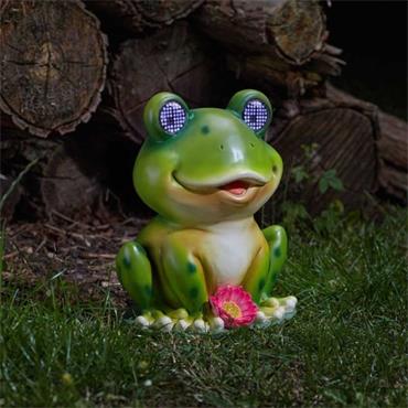 Solar Powered Blinkin' Frog