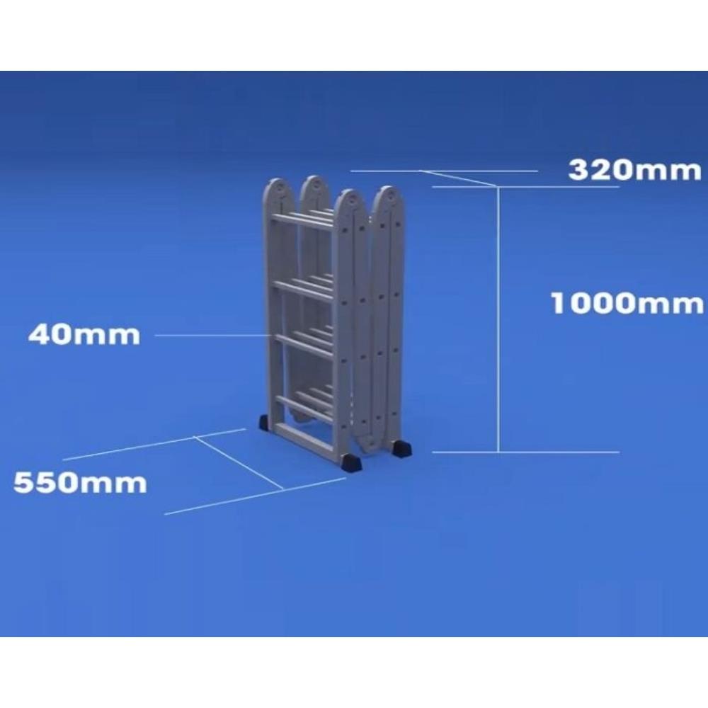 Safeline 12ft MultiPurpose Aluminium Ladder EEC Homevalue Balbrigggan Co. Dublin