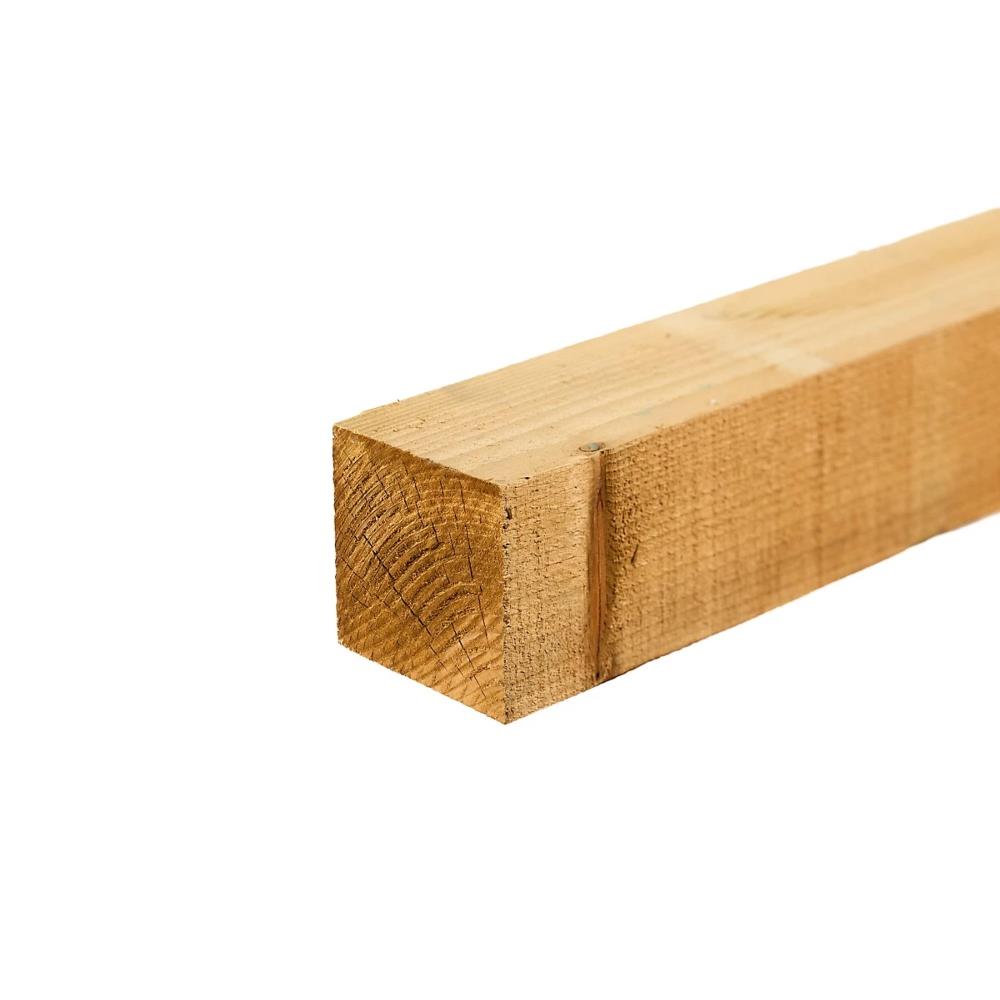 Green Post Column 2.4M 8ft 4x4 TREATED SHAPED POST GREEN SMOOTH |EEC Homevalue ...