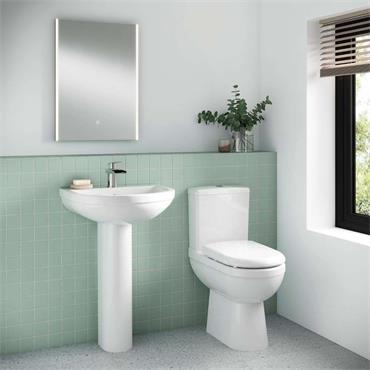 Ivo 4 Piece Set - Basin, Pedestal, Pan & Cistern