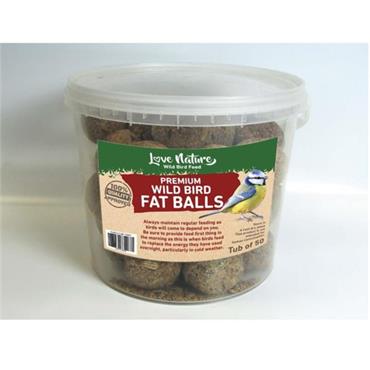 Love Nature Wild Bird Fat Balls 50 Pack