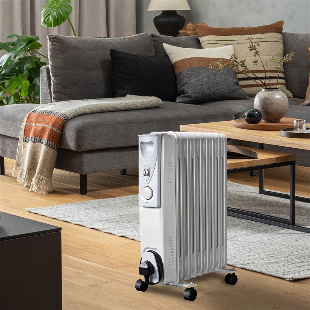 Home Collections 9 Fin Oil Filled Heater Radiator 2000W |EEC Homevalue ...