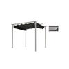 Gazebo with Sliding Roof 2.95 x2.95m