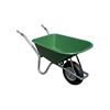 100L Green PVC Garden Wheelbarrow Assembled