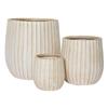 Kae Handmade Sand Fibre Clay Planter Set 44cm