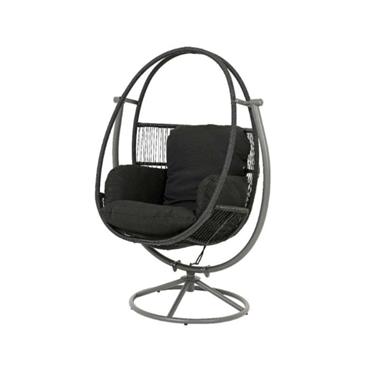 Premium Wicker Swivel Egg Chair