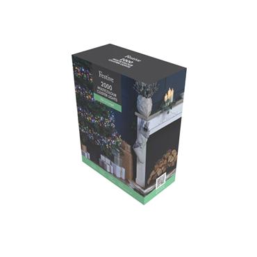 2000 Cluster Light - Multi-Coloured /Green Cable