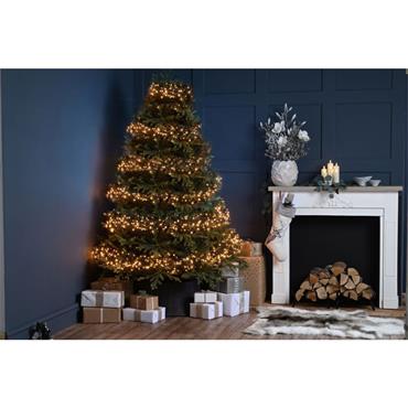  3000 Cluster Light - Warm White Light /Green Cable