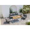 Vila Dining Set with Sofa and 2 Chairs