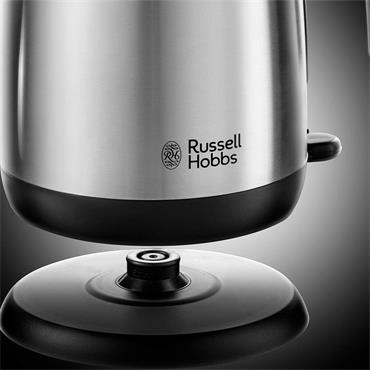 Russell Hobbs Adventure Kettle Brushed With Open Handle 1.7 Litre