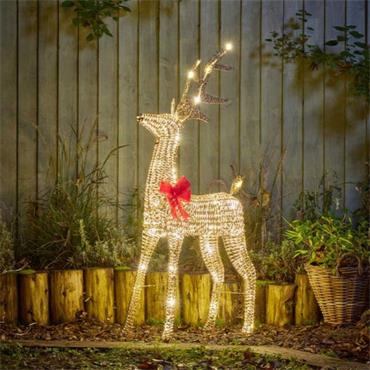 GlitterTwist Gold Reindeer 140cm, LV