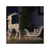 GoldTwist Reindeer and Sleigh, LV