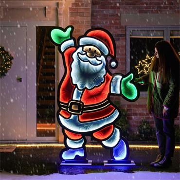 Infinity Light Santa Claus 180cm