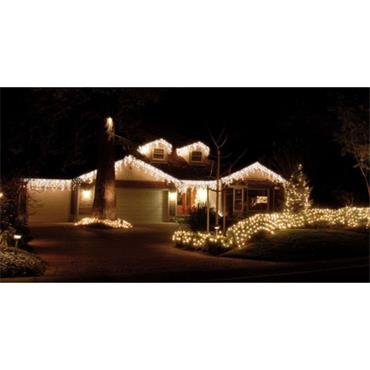 Snowing Icicle Lights 960 White - 4 Way