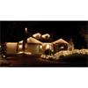 Snowing Icicle Lights 960 Warm White - 4 Way