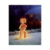 96cm Lit Golden Elegance Twist 3 Parcel Stack with 500 Warm White LED