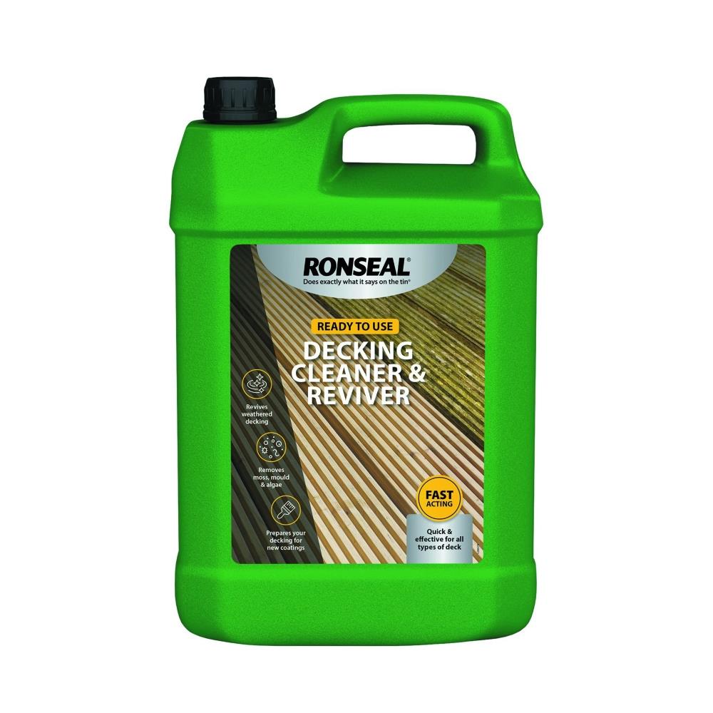 Ronseal Decking Cleaner & Reviver 5L EEC Homevalue Balbrigggan Co