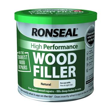 Ronseal High Performance Wood Filler 550g Natural
