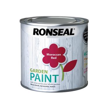 Ronseal Garden Paint 250ml Moroccan Red
