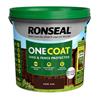 Ronseal One Coat FenceLife Paint 5L - Dark Oak