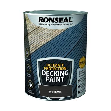 Ronseal Ultimate Protection Decking Paint 5L English Oak