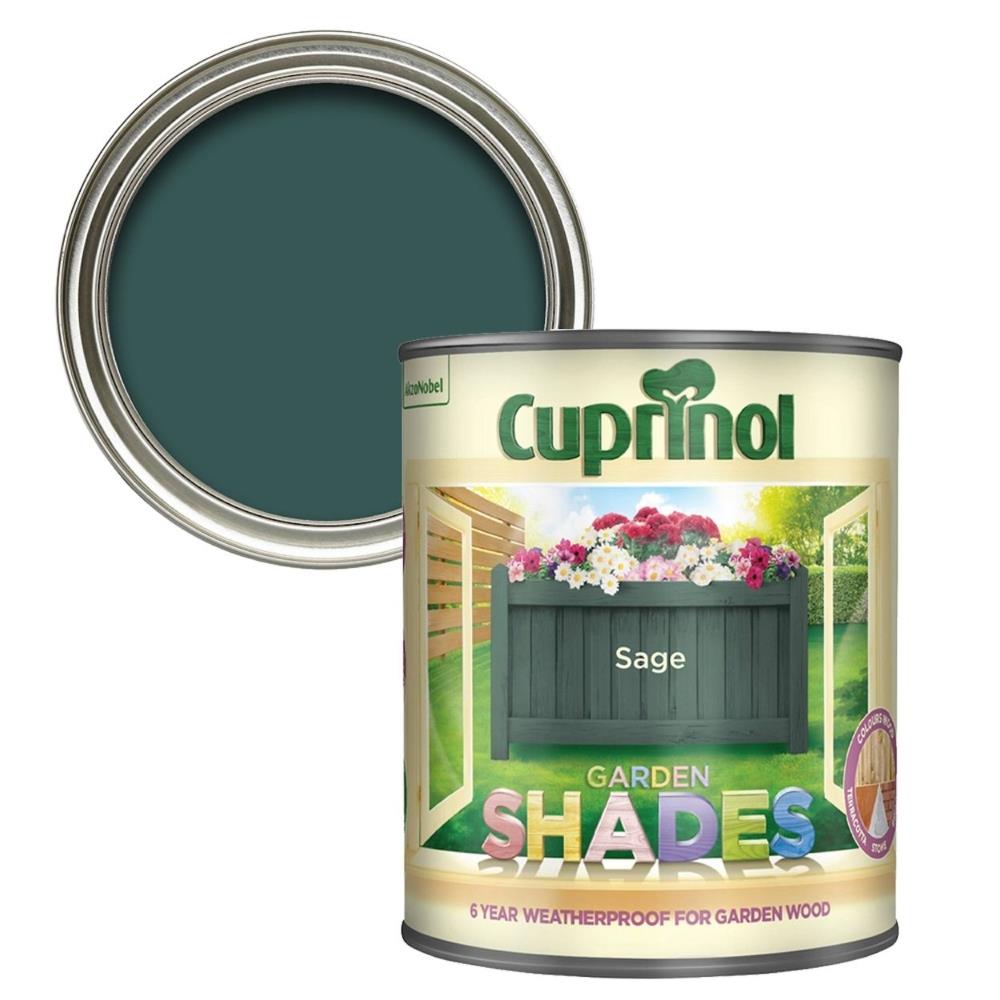 Cuprinol Garden Shades Paint 1L Sage EEC Homevalue Balbrigggan
