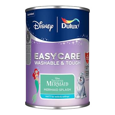 Dulux Easycare Disney Ariel Mermaid Splash Matt Wall & ceiling Paint, 1.25L