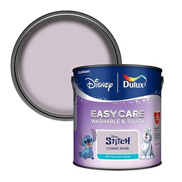Dulux Easycare Disney Stitch Cosmic Rose Matt Wall & ceiling Paint, 2.5L
