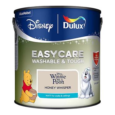 Dulux Easycare Disney Winnie The Pooh Honey Whisper Matt Wall & ceiling Paint, 2.5L