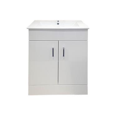 Barca Gloss White Unit & Basin | 60cm