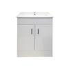 Barca Gloss White Unit & Basin | 60cm