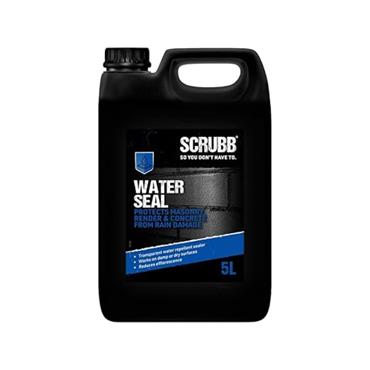 Water Seal, Rainwater Protection, Water Repellent Sealer, Multipurpose, Reduces Efflorescence 5Ltr