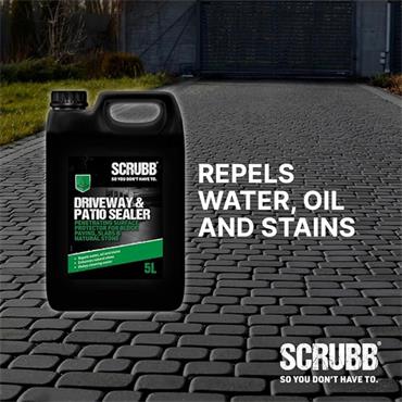 Driveway & Patio Sealer, Surface Protector for Block Paving, Slabs & Natural Stone, 5L
