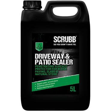Driveway & Patio Sealer, Surface Protector for Block Paving, Slabs & Natural Stone, 5L