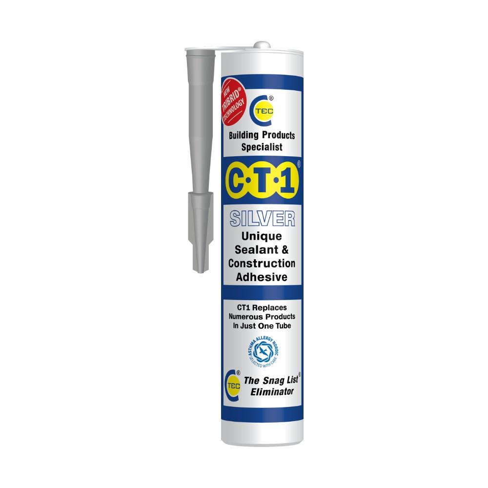 C-Tec CT1 Unique Sealant and Constructive Adhesive 290ml Silver |EEC ...