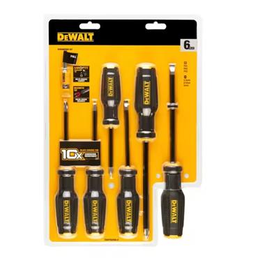 DeWALT Hand Tools Full Fit Screwdriver Set, 6 Piece