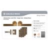 Ultimate Door Latch Pack Luxury Collection Lines Antique Brass