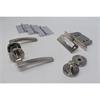 Ultimate Door Pack Tavira Lever On Rose, Bathroom Lock, Turn With 3 Hinges