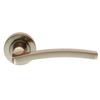 Ultimate Door Pack Tavira Lever On Rose, Bathroom Lock, Turn With 3 Hinges